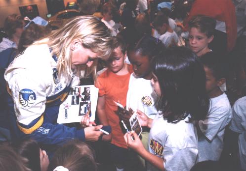 Terri Signing Autographs